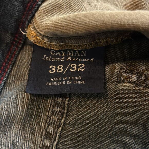 Tommy BAHAMA blue jeans tencel blend Cayman island relaxed 38/32 38 / 32 - Picture 6 of 9